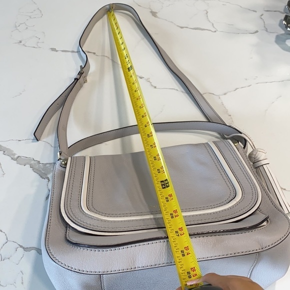 Kate Spade Medium Rianne Crossbody Bag Gray White - Picture 14 of 14